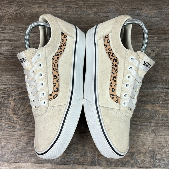 Vans Ward Suede Cheetah Stripe Sneakers 507698 Size 8.5 - Picture 5 of 9